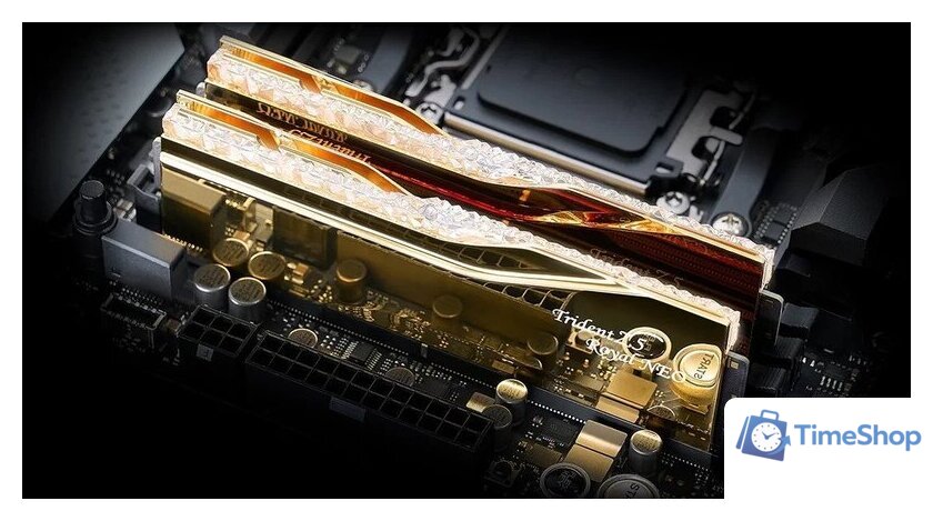 Оперативная память G.Skill Trident Z5 Royal Neo 2x32ГБ DDR5 6000 МГц F5-6000J2636H32GX2-TR5NG - Изображение №6 — Интернет-магазин Time-Shop