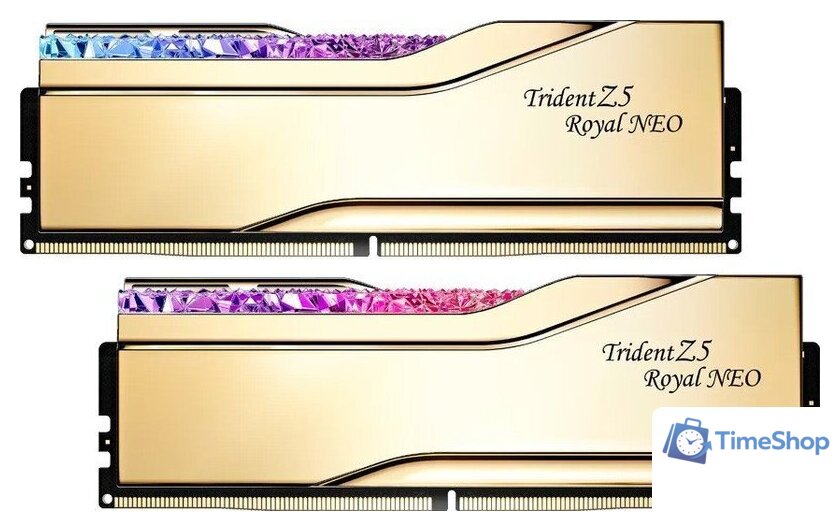 Оперативная память G.Skill Trident Z5 Royal Neo 2x32ГБ DDR5 6000 МГц F5-6000J2636H32GX2-TR5NG - Изображение №1 — Интернет-магазин Time-Shop