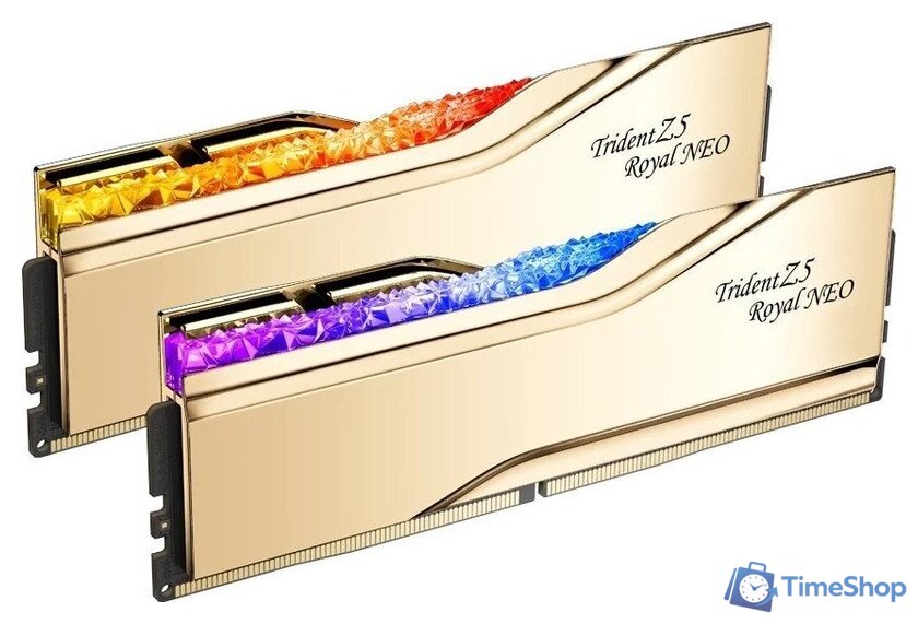 Оперативная память G.Skill Trident Z5 Royal Neo 2x32ГБ DDR5 6000 МГц F5-6000J2636H32GX2-TR5NG - Изображение №4 — Интернет-магазин Time-Shop