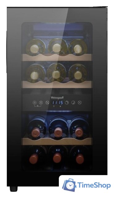 Винный шкаф Weissgauff WWC-16 DualZone Compressor - Изображение №1 — Интернет-магазин Time-Shop