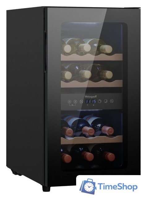 Винный шкаф Weissgauff WWC-16 DualZone Compressor - Изображение №15 — Интернет-магазин Time-Shop