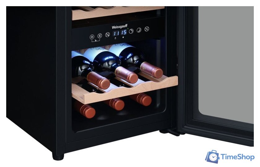 Винный шкаф Weissgauff WWC-16 DualZone Compressor - Изображение №20 — Интернет-магазин Time-Shop
