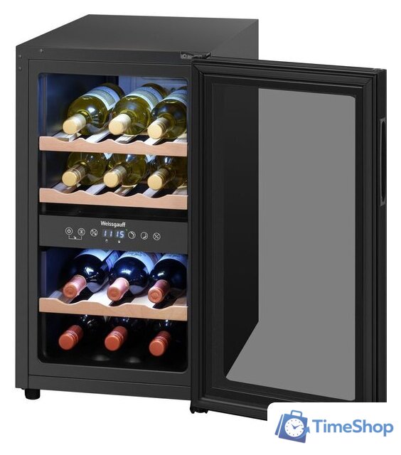 Винный шкаф Weissgauff WWC-16 DualZone Compressor - Изображение №22 — Интернет-магазин Time-Shop