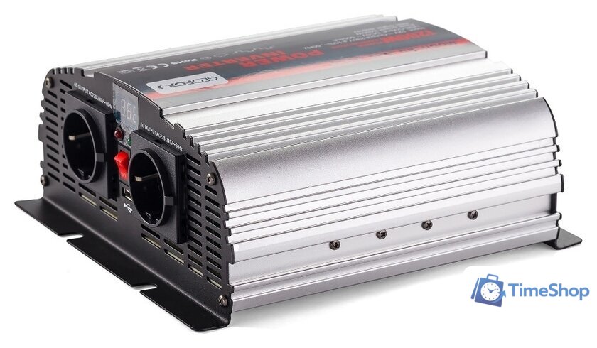 Автомобильный инвертор GEOFOX MD 1200W - Изображение №2 — Интернет-магазин Time-Shop