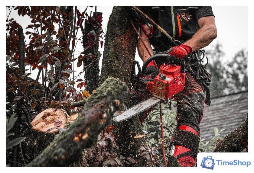 Аккумуляторная пила Milwaukee M18 FTHCHS35-802 4933479589 (с 2-мя АКБ) - Изображение №15 — Интернет-магазин Time-Shop