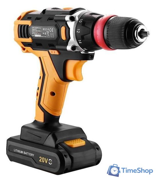 Дрель-шуруповерт Deko DKCD20FU-Li SET 1 063-4176 (с 1-им АКБ) - Изображение №4 — Интернет-магазин Time-Shop