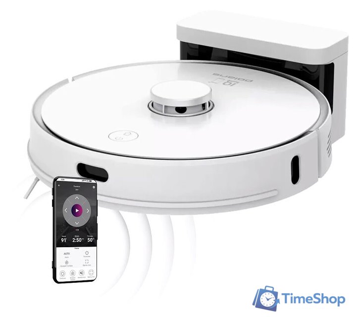 Робот-пылесос Polaris PVCR 0905 WIFI IQ Home Panorama Aqua (белый) - Изображение №1 — Интернет-магазин Time-Shop