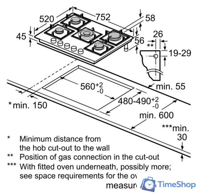 Варочная панель Bosch Serie 6 PPQ7A6I45 - Изображение №2 — Интернет-магазин Time-Shop