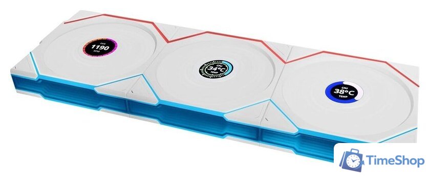 Комплект вентиляторов для корпуса с контроллером Lian Li Uni Fan TL 120 Wireless 12TLLCD1W3W G99.12TLLCD1W3W.R0 - Изображение №1 — Интернет-магазин Time-Shop