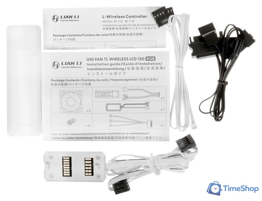Комплект вентиляторов для корпуса с контроллером Lian Li Uni Fan TL 120 Wireless 12TLLCD1W3W G99.12TLLCD1W3W.R0 - Изображение №10 — Интернет-магазин Time-Shop