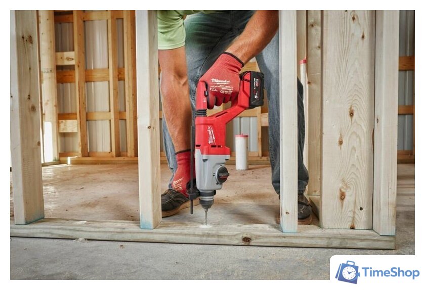 Перфоратор Milwaukee M18 M18BLHACD26-402X 4933492480 (с 2-мя АКБ, кейс) - Изображение №18 — Интернет-магазин Time-Shop