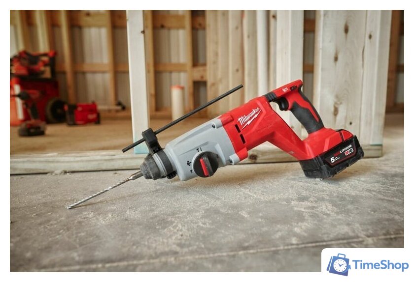 Перфоратор Milwaukee M18 M18BLHACD26-402X 4933492480 (с 2-мя АКБ, кейс) - Изображение №12 — Интернет-магазин Time-Shop