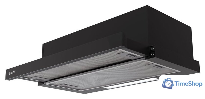 Кухонная вытяжка LEX Hermes 600 Black - Изображение №2 — Интернет-магазин Time-Shop