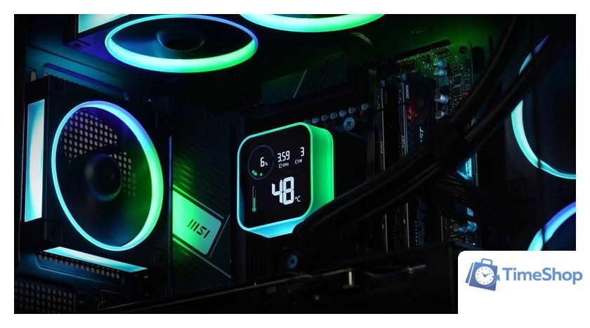 Система жидкостного охлаждения для процессора DeepCool LQ360 Ultra ARGB R-LQ360-BKASMC-G-1 - Изображение №8 — Интернет-магазин Time-Shop