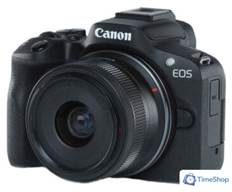 Беззеркальный фотоаппарат Canon EOS R50 RF-S 18-45mm F4.5-6.3 IS STM (черный) - Изображение №1 — Интернет-магазин Time-Shop