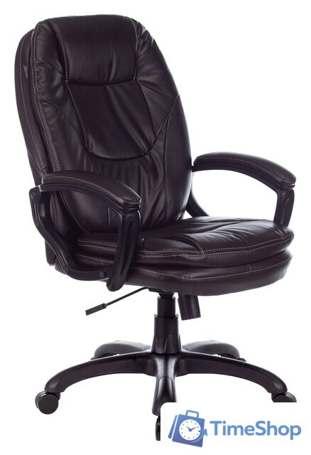 Офисное кресло Бюрократ CH-868N OR-10 (темно-коричневый) - Изображение №1 — Интернет-магазин Time-Shop