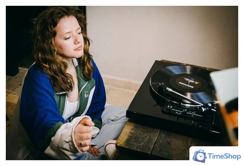 Виниловый проигрыватель Rekkord Audio F400 (2M Red, темно-коричневый) - Изображение №3 — Интернет-магазин Time-Shop