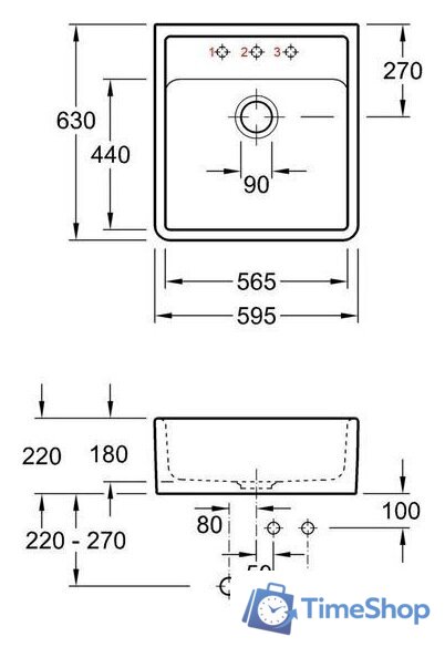 Кухонная мойка Villeroy & Boch Classicline 632061RW - Изображение №1 — Интернет-магазин Time-Shop