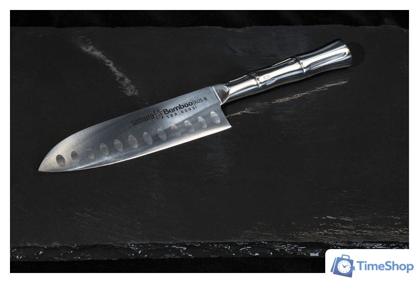 Кухонный нож Samura Bamboo SBA-0093 - Изображение №5 — Интернет-магазин Time-Shop
