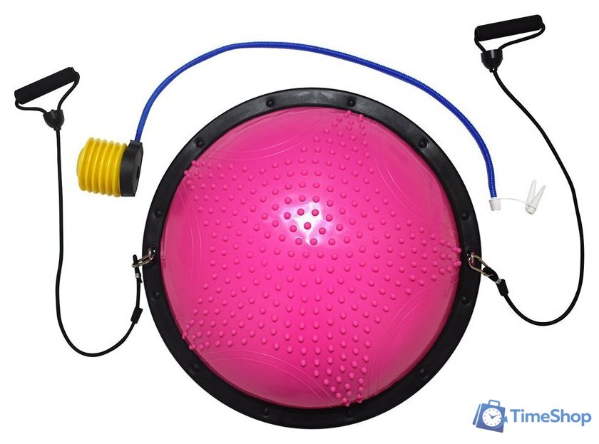 Балансир Calviano Bosu Ball 58 см (розовый) - Изображение №1 — Интернет-магазин Time-Shop
