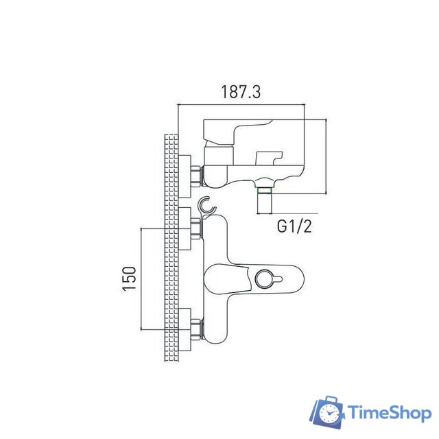 Смеситель Gross Aqua Space 2515288СW - Изображение №2 — Интернет-магазин Time-Shop