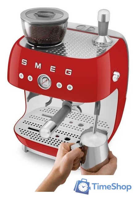 Рожковая кофеварка Smeg EGF03RDEU - Изображение №5 — Интернет-магазин Time-Shop