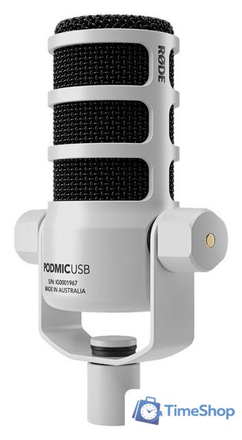 Проводной микрофон RODE PodMic USB (белый) - Изображение №4 — Интернет-магазин Time-Shop