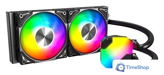 Система жидкостного охлаждения для процессора Montech HyperFlow ARGB 240 (черный) - Изображение №1 — Интернет-магазин Time-Shop