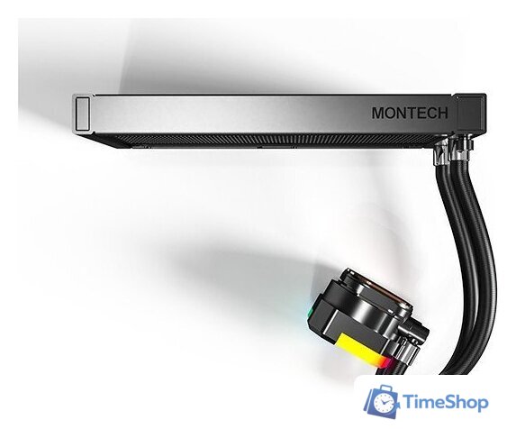 Система жидкостного охлаждения для процессора Montech HyperFlow ARGB 240 (черный) - Изображение №4 — Интернет-магазин Time-Shop