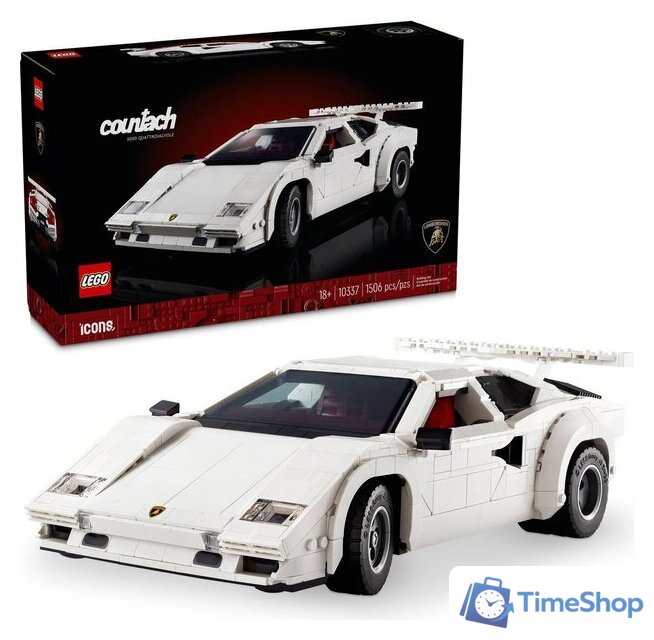 Конструктор LEGO Icons 10337 Lamborghini Countach 5000 Quattrovalvole - Изображение №3 — Интернет-магазин Time-Shop