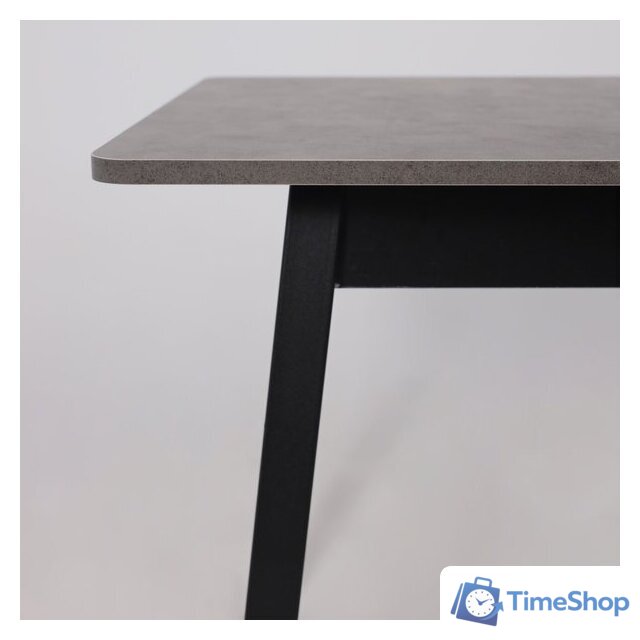 Кухонный стол Мамадома Tirk radial-94 раздвижной 94-126х64 (дымчатая керамика/черный) - Изображение №10 — Интернет-магазин Time-Shop