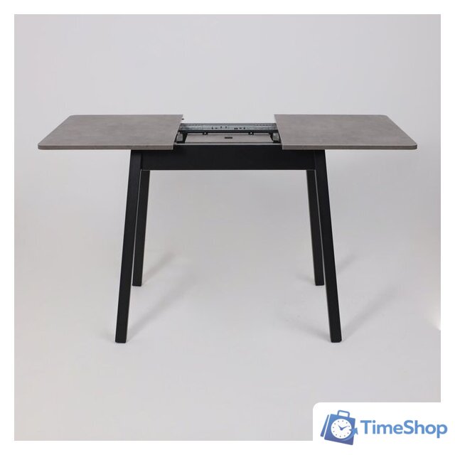 Кухонный стол Мамадома Tirk radial-94 раздвижной 94-126х64 (дымчатая керамика/черный) - Изображение №19 — Интернет-магазин Time-Shop