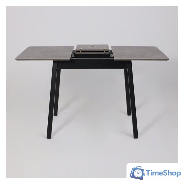 Кухонный стол Мамадома Tirk radial-94 раздвижной 94-126х64 (дымчатая керамика/черный) - Изображение №20 — Интернет-магазин Time-Shop