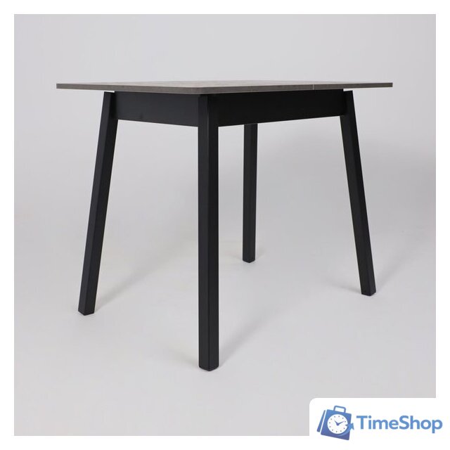 Кухонный стол Мамадома Tirk radial-94 раздвижной 94-126х64 (дымчатая керамика/черный) - Изображение №7 — Интернет-магазин Time-Shop