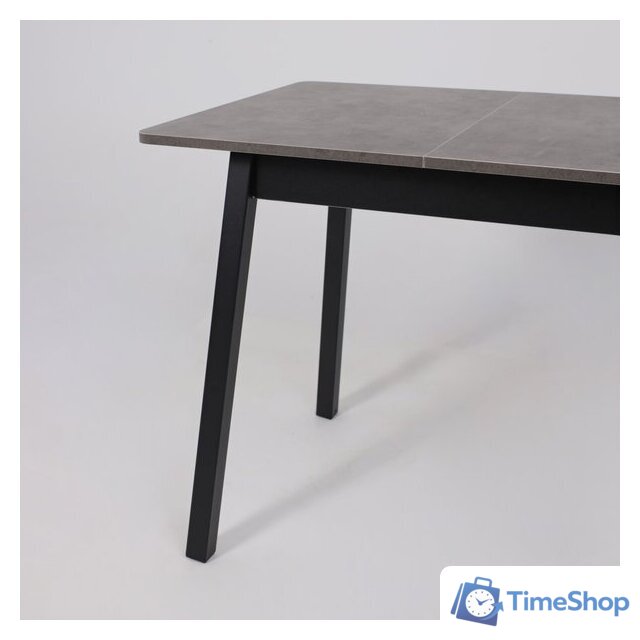 Кухонный стол Мамадома Tirk radial-94 раздвижной 94-126х64 (дымчатая керамика/черный) - Изображение №12 — Интернет-магазин Time-Shop
