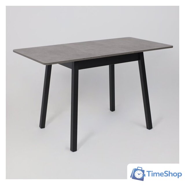 Кухонный стол Мамадома Tirk radial-94 раздвижной 94-126х64 (дымчатая керамика/черный) - Изображение №17 — Интернет-магазин Time-Shop