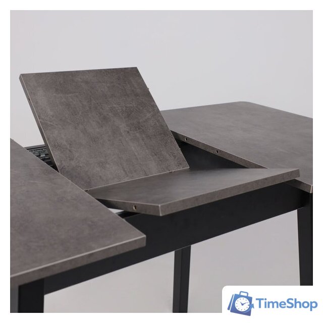 Кухонный стол Мамадома Tirk radial-94 раздвижной 94-126х64 (дымчатая керамика/черный) - Изображение №16 — Интернет-магазин Time-Shop