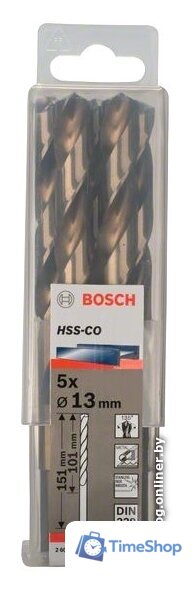 Набор сверл Bosch 2608585905 (5 предметов) - Изображение №1 — Интернет-магазин Time-Shop
