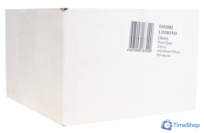 Фотобумага Lomond Глянцевая 10x15 230 г/кв.м. 500 листов (0102082) - Изображение №1 — Интернет-магазин Time-Shop