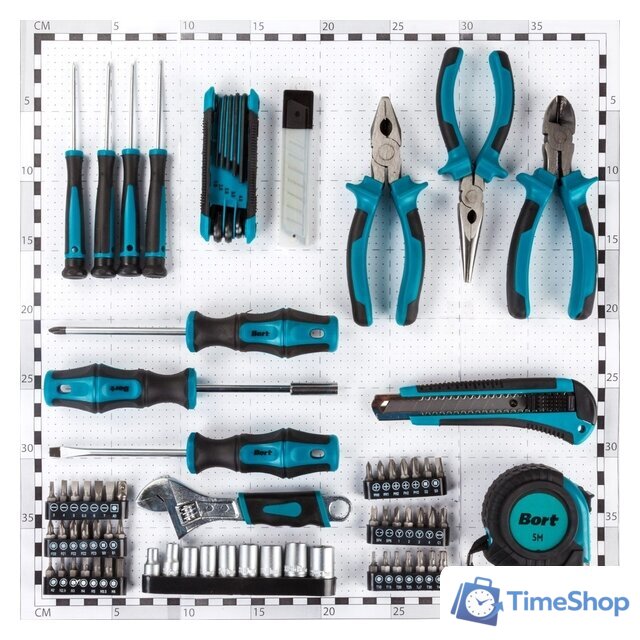 Набор домашнего мастера Bort BTK-82 (82 предмета) - Изображение №6 — Интернет-магазин Time-Shop