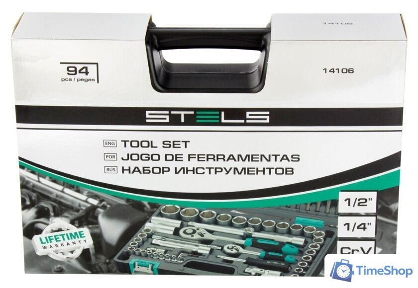 Универсальный набор инструментов Stels 14106 (94 предмета) - Изображение №5 — Интернет-магазин Time-Shop