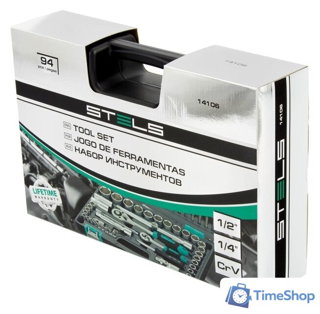 Универсальный набор инструментов Stels 14106 (94 предмета) - Изображение №6 — Интернет-магазин Time-Shop