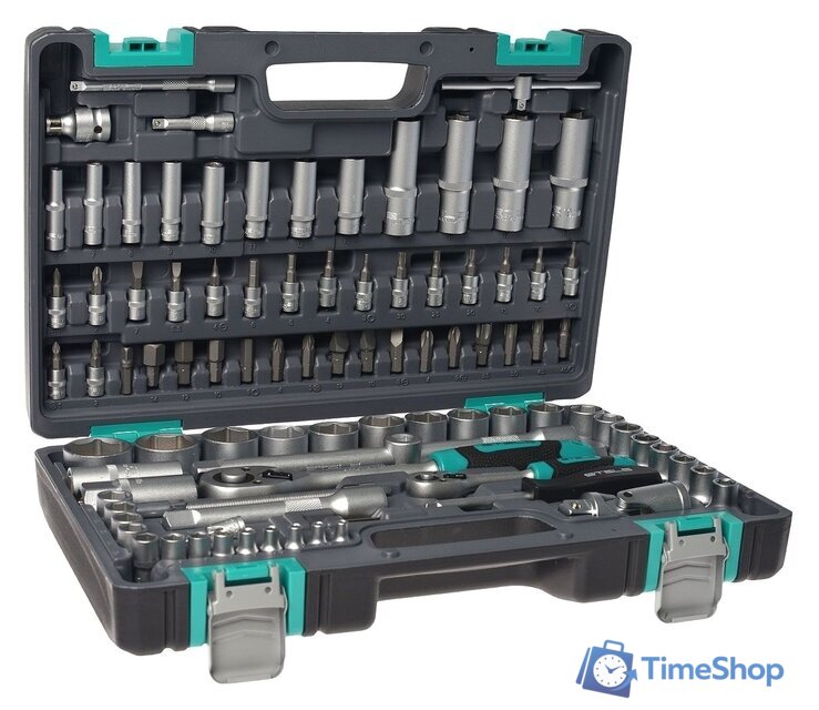 Универсальный набор инструментов Stels 14106 (94 предмета) - Изображение №2 — Интернет-магазин Time-Shop