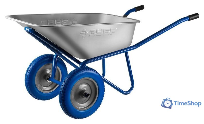Двухколесная тачка Зубр Профессионал ПТ-300 39911 - Изображение №1 — Интернет-магазин Time-Shop