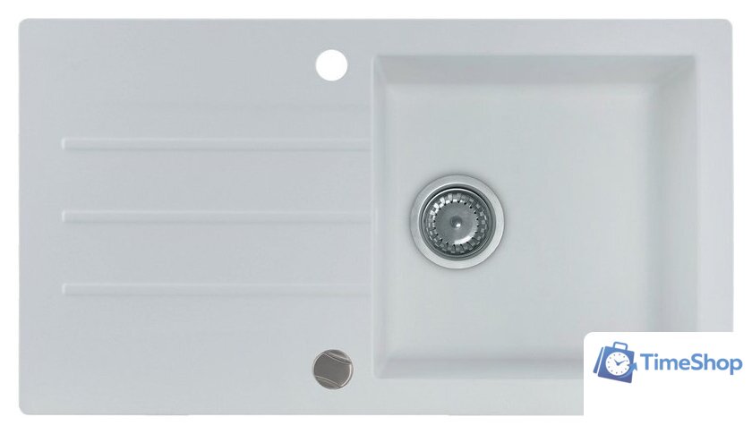 Кухонная мойка Kernau KGS A 50 1B1D Pure White - Изображение №1 — Интернет-магазин Time-Shop