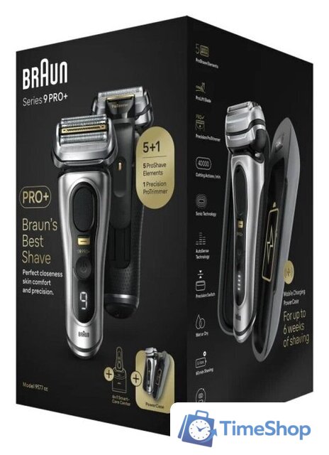 Электробритва Braun Series 9 Pro+ 9675cc - Изображение №8 — Интернет-магазин Time-Shop