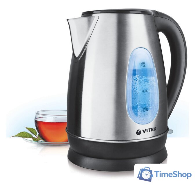 Электрический чайник Vitek VT-7039 ST - Изображение №2 — Интернет-магазин Time-Shop