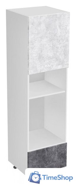 Шкаф-пенал Артём-Мебель 600мм СН-114.147 (ДСП бетон спаркс лайт/бетон спаркс) - Изображение №1 — Интернет-магазин Time-Shop