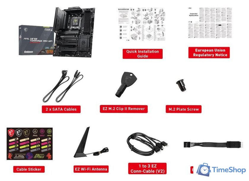 Материнская плата MSI MAG X870E Tomahawk Max WiFi - Изображение №6 — Интернет-магазин Time-Shop