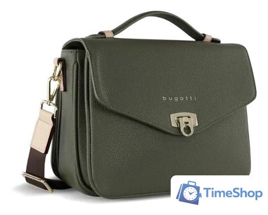 Женская сумка Bugatti Ella 49663484 (оливковый) - Изображение №1 — Интернет-магазин Time-Shop